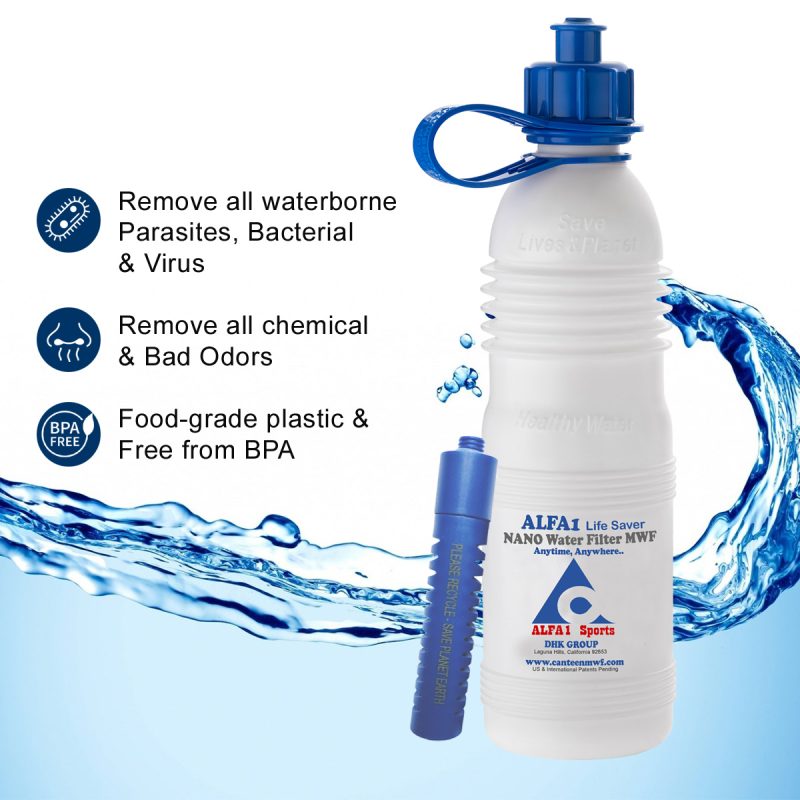 ALFA1 Water Filter Bottle MWF, M01